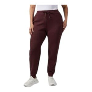 32 Degrees Women's Burgundy Track Pants